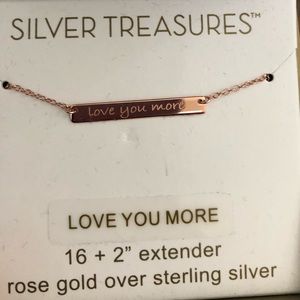 Beautiful love you more  necklace ! Brand new !
